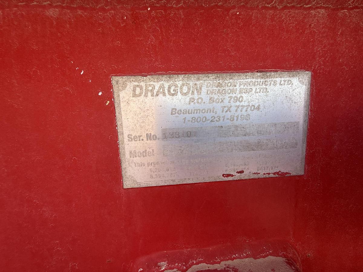 Used 2013 Dragon Quintuplex 2500 HP Pump