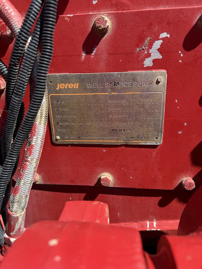 Used 2015 Jereh 800 hp Double Pump