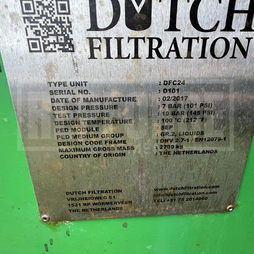 Used Dutch Filtration DFC24 Filter Pods x 2