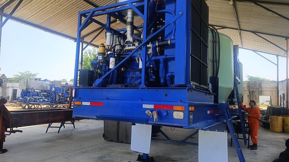 Refurbished NOV Wilco 100 BBL Cement Batch Mixer