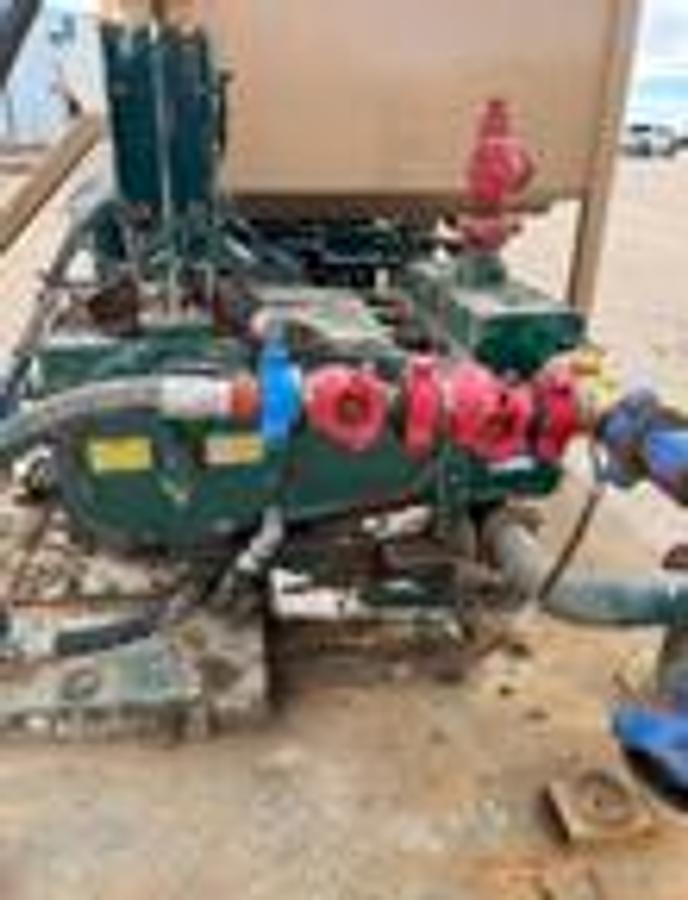 Used 600 HP Skidded Triplex Pump