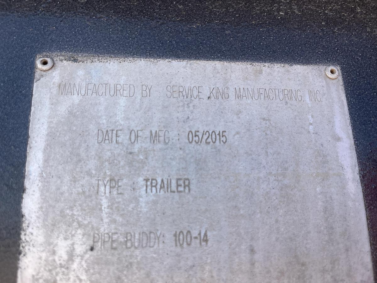 Used (2) Service King Pipe Buddy Laydown Machines