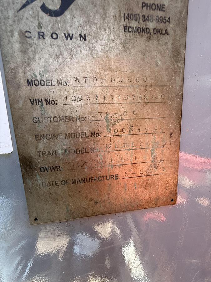 Used 2007 Crown CE 600 Well Service Rig