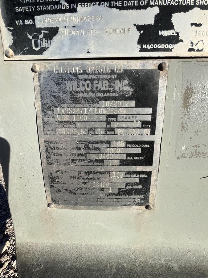 Refurbished 2013 Wilco Bulk Field Bins