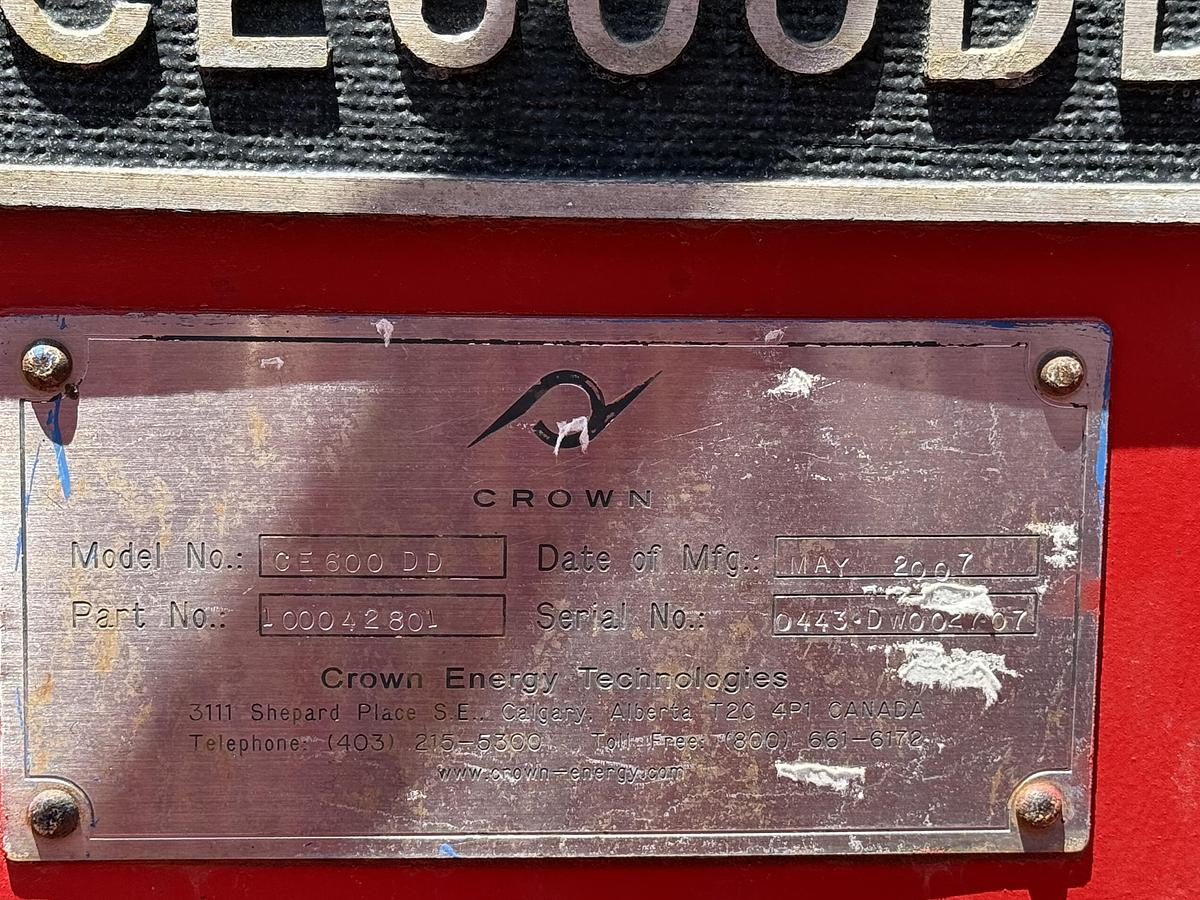 Used 2007 Crown CE 600 Well Service Rig