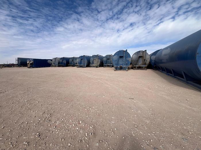 Used 500 BBL Skidded Frac Tanks