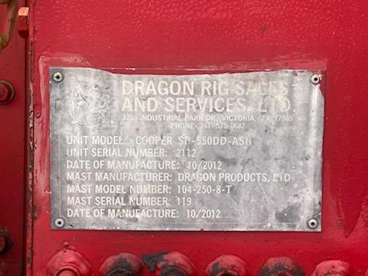 Used (2) 2013 Cooper SP550 Rigs