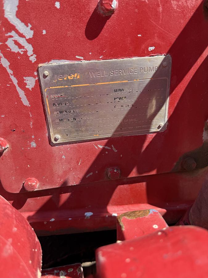 Used 2015 Jereh 800 hp Double Pump