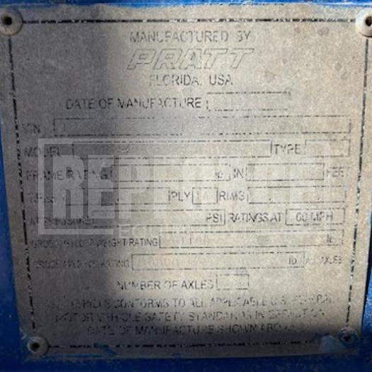 Used Dual Axle Frac Trailer