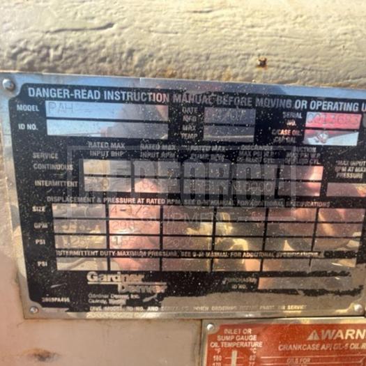 Used Gardner Denver PAH