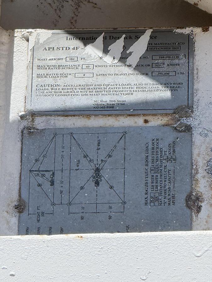Used 1981 Corsair Workover Rigs