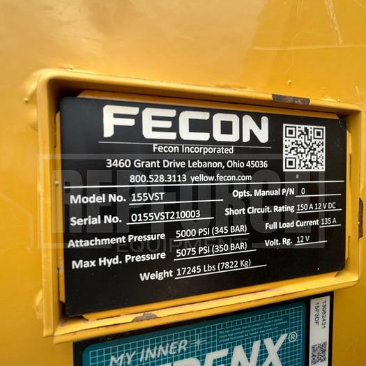 Used Fecon 155VST Mulcher