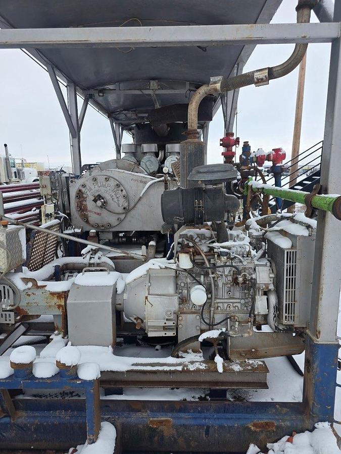 Used 1000 HP Skidded Fluid Pump