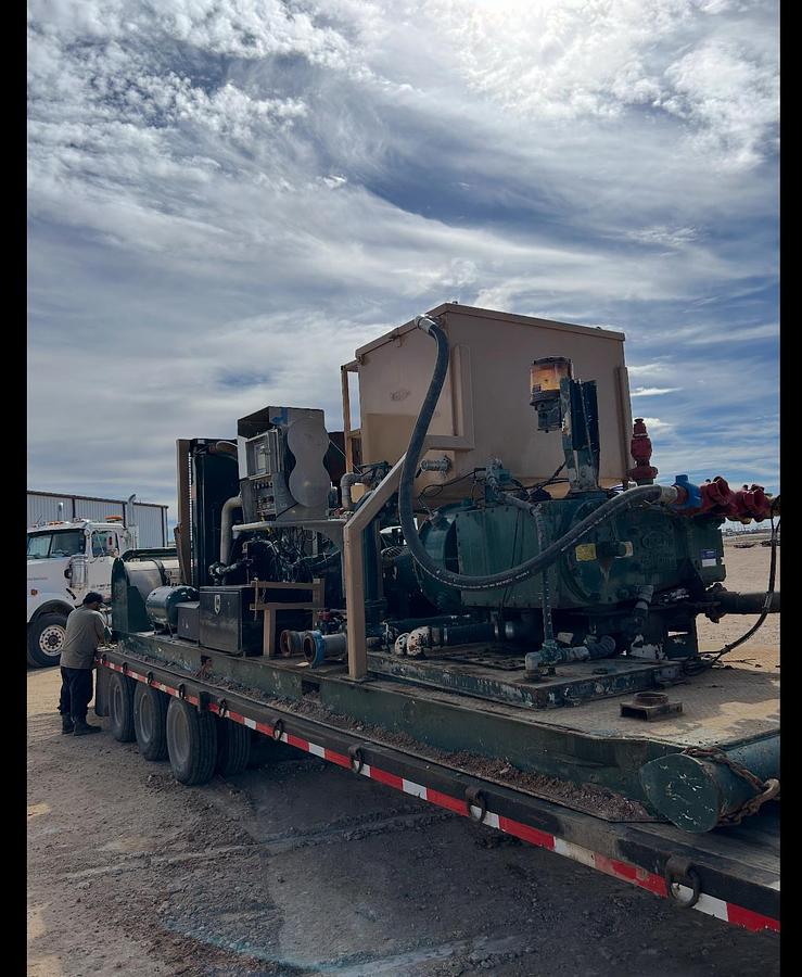 Used 600 HP Skidded Triplex Pump
