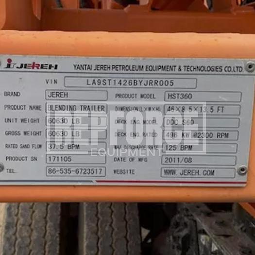 Used 2011 Jereh Blender