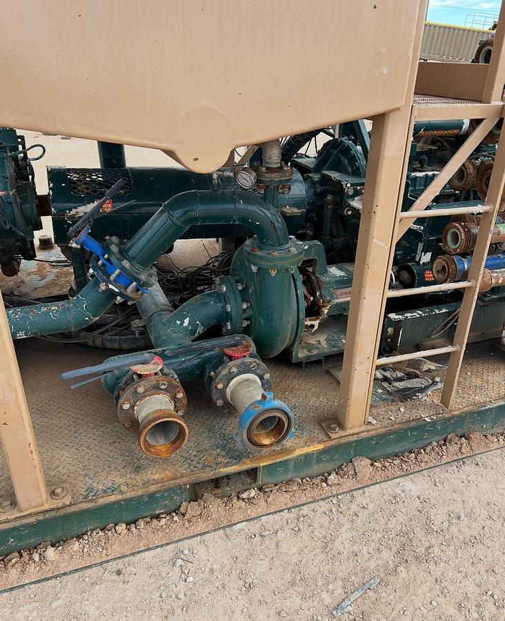 Used 600 HP Skidded Triplex Pump