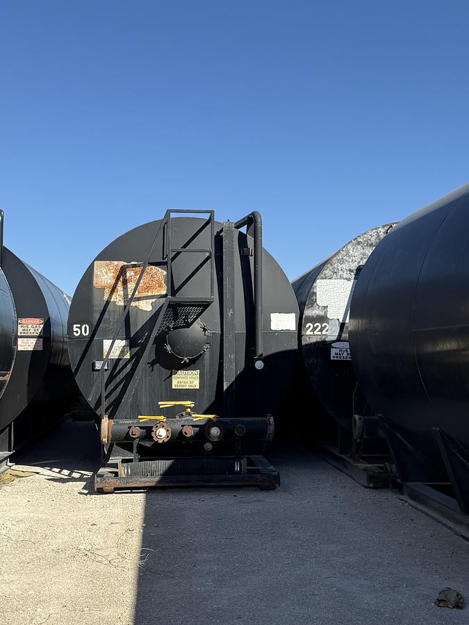 Used 500 BBL Skidded Frac Tanks