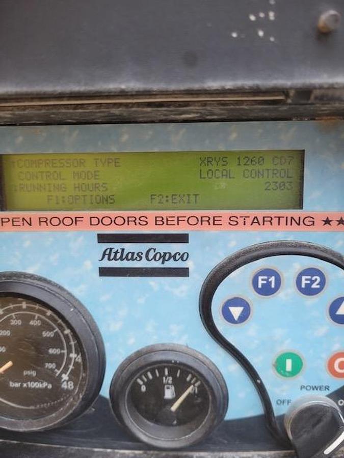Used DrillAir XRYS 1260 CDY Portable Air Compressor