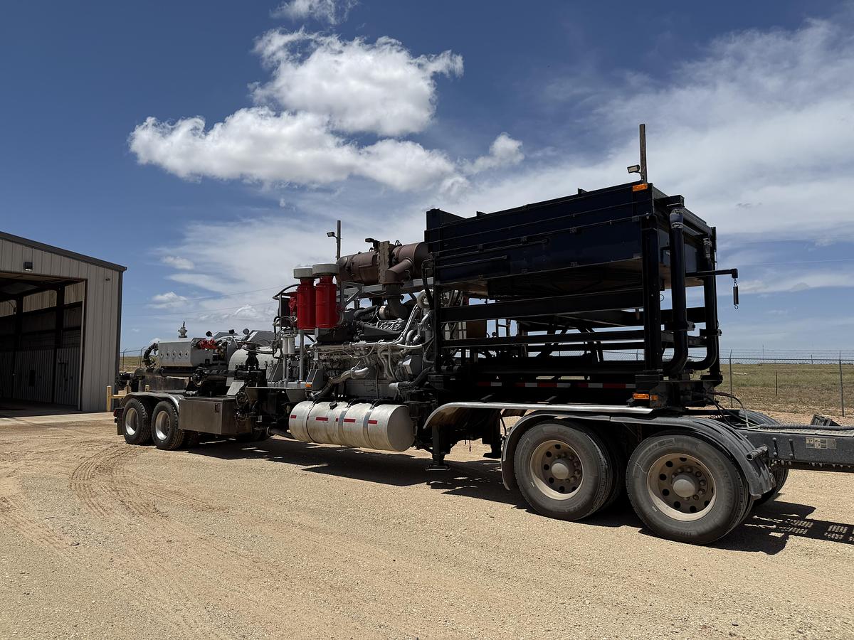 Used Dual Fuel Quinuplex Frac Pump Package