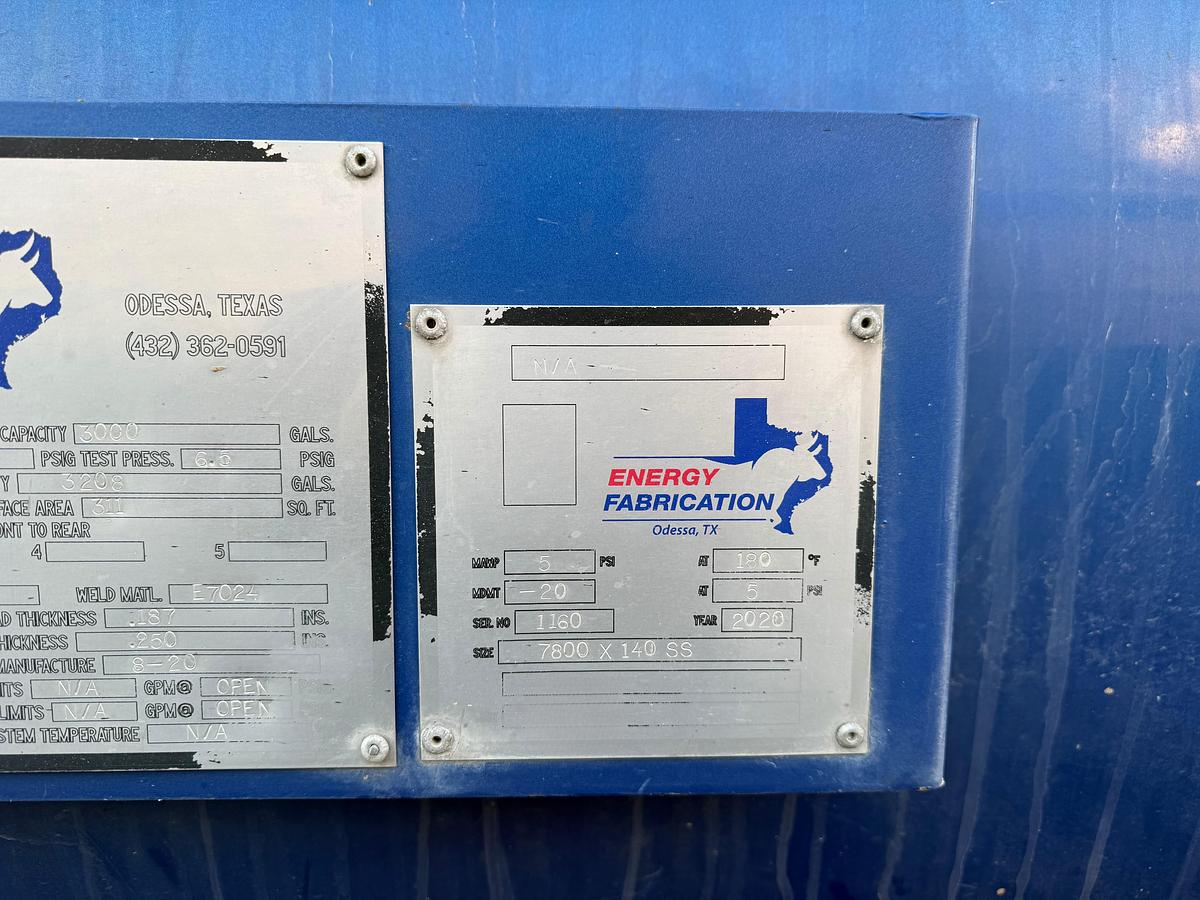 Used 2020 Energy Fabrication Hot Oiler