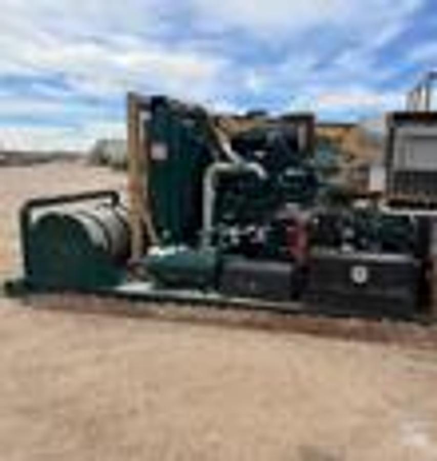 Used 600 HP Skidded Triplex Pump