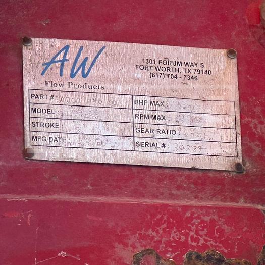 Used 2011 Triplex Frac Pump