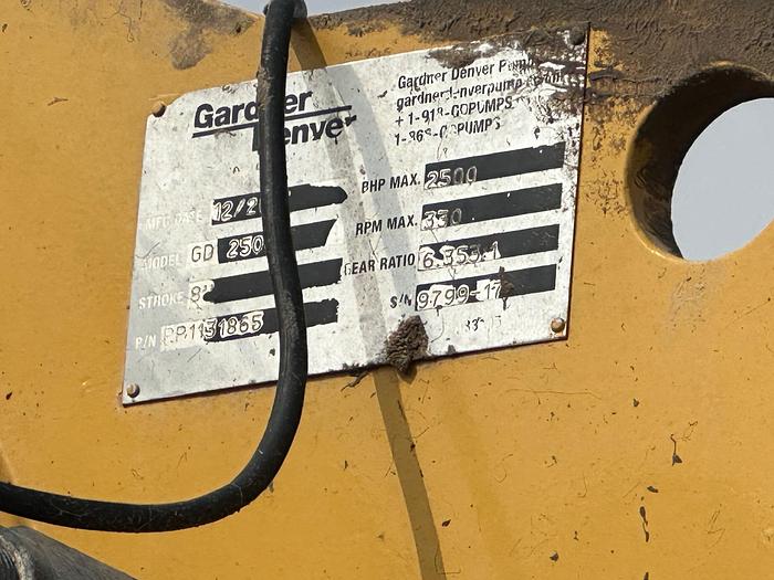 Used 2500HP CAT/CAT Frac Pump