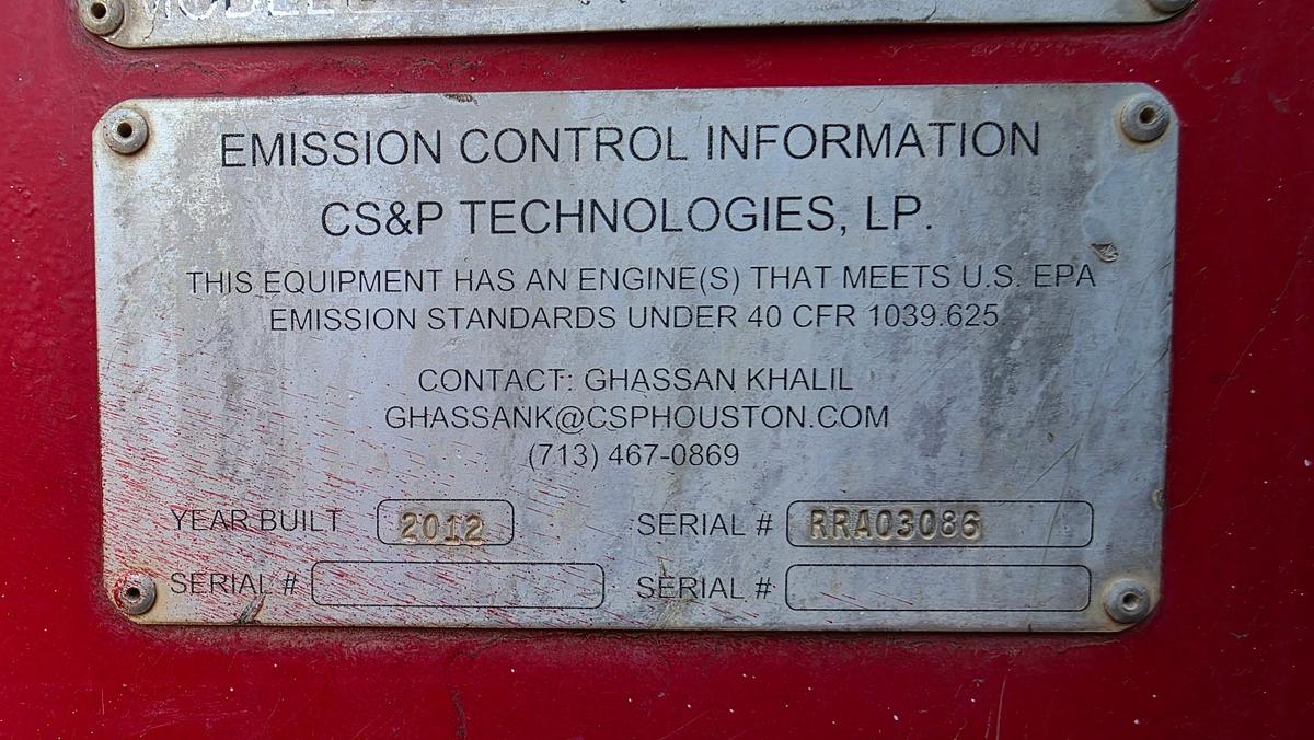 Used 2012 CS&P 180k Nitrogen Pump