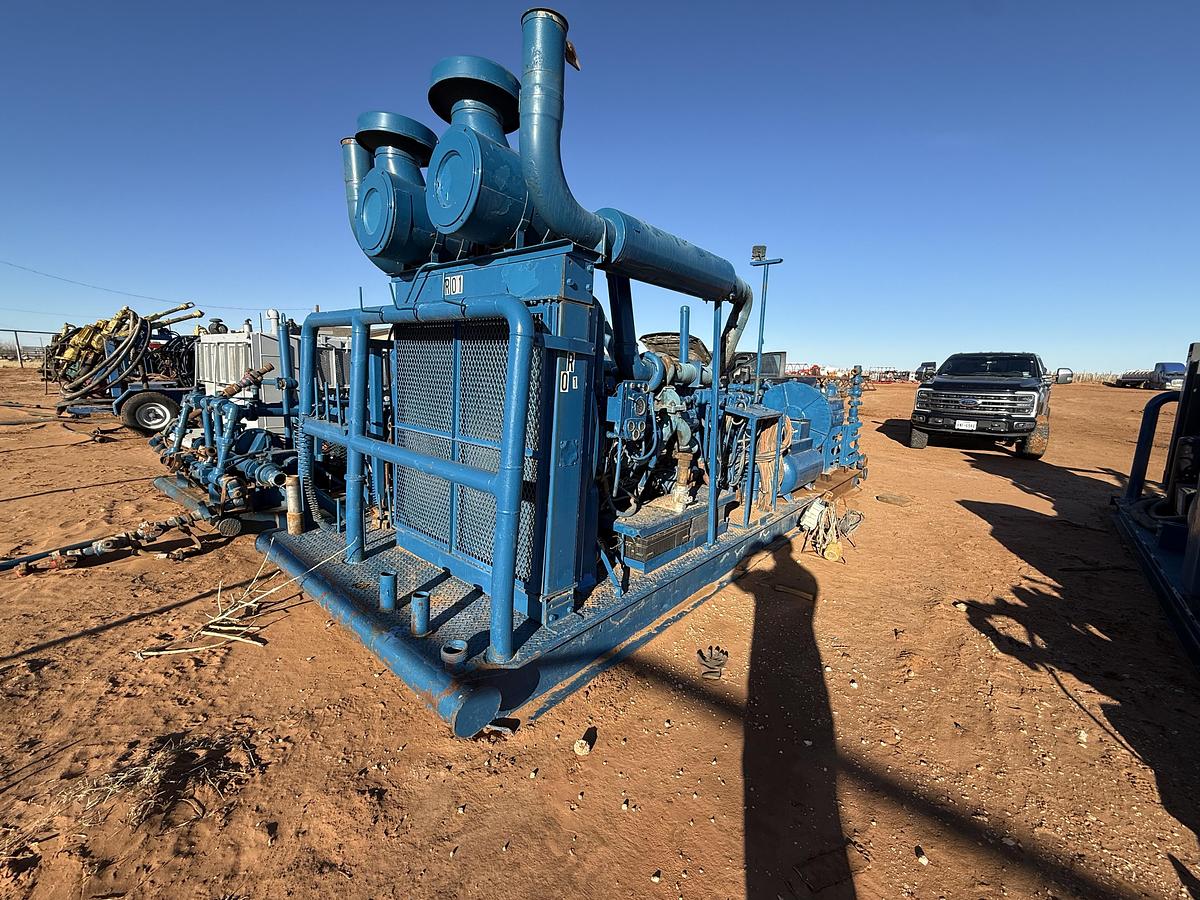 Used NOV SA640-5 Pump Skid