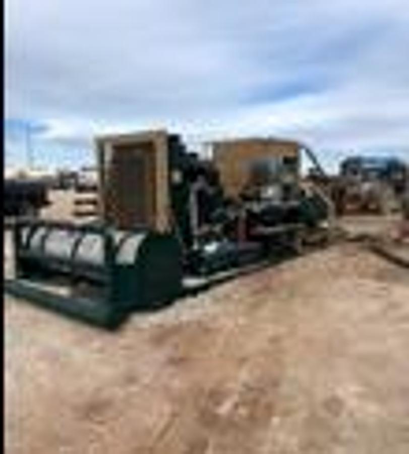 Used 600 HP Skidded Triplex Pump