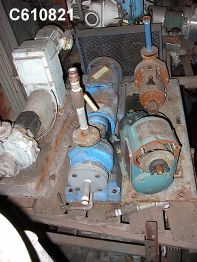 Used Pump, Centrif., 5 HP, S/st, 1-1/4" In/out, Size 1.5, Gould, #C610821