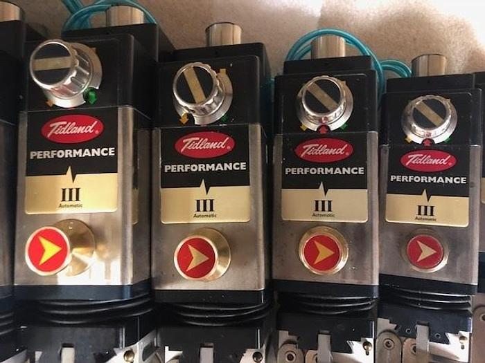 Used FOUR (4) TIDLAND CLASS III AUTOMATIC PERFORMANCE KNIFEHOLDERS RECONDITIONED 2018