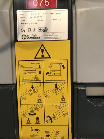 Used Nilfisk Advance CA 340 Floor Cleaner