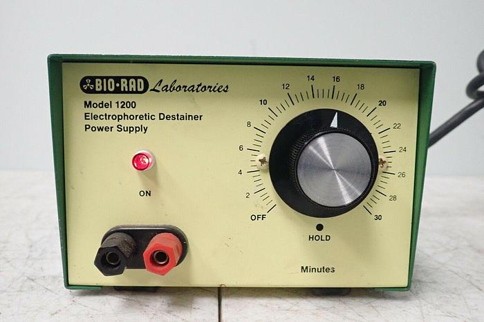 Used Bio-Rad Model 1200 Electrophoretic Destainer Power Supply
