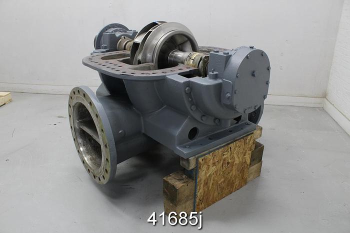 Used Sulzer ZUU-50 Double Suction Fan Pump, 20x24, Stainless Steel #41685