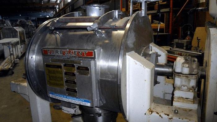 Used 3.5 CU. FT. JH DAY TURBULENT MIXER – S/S – WITH HIGH SPEED CHOPPER