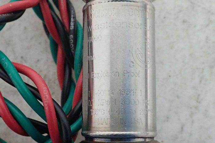 Used American Sensor Technologies AST4600A03000P4U4000 Transducer