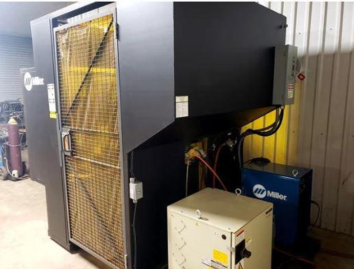Used 2013 MILLER PERFORMARC PA250M ROBOTIC WELDING CELL, PANASONIC TA-1000 6-AXIS ...