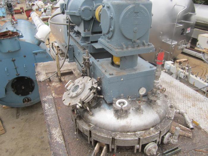 Used Reactor, 200 Gallon, S/st, Jkt, Sweep Agit, 45 PSI, #S739750