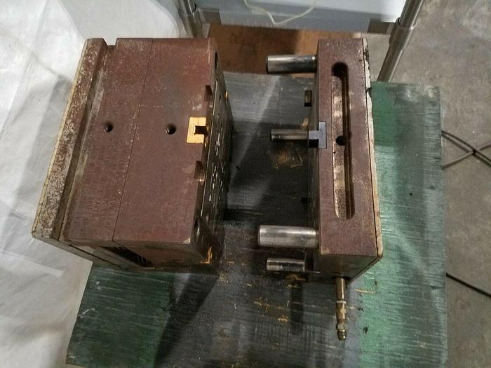 Used 10" x 12" DME Plastic Injection Mold Frame with interchangeable cavities