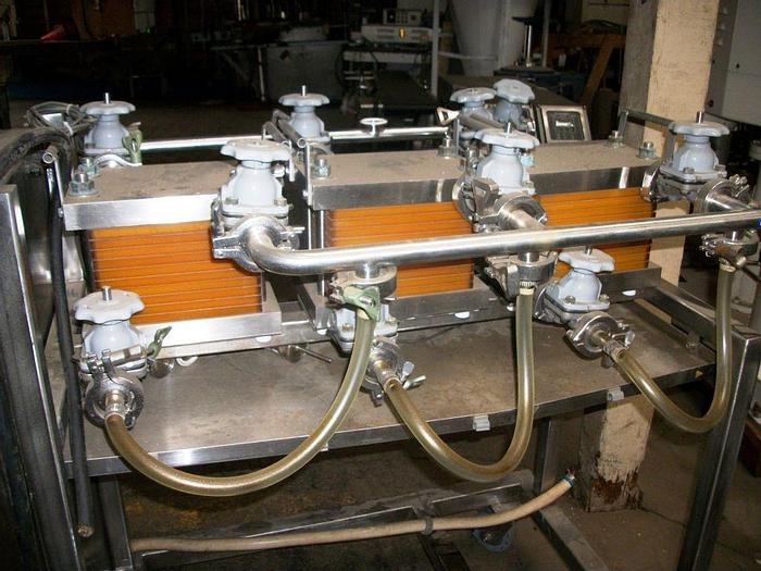 Used Filter, Press, Millipore, S/st, Plates #S741755