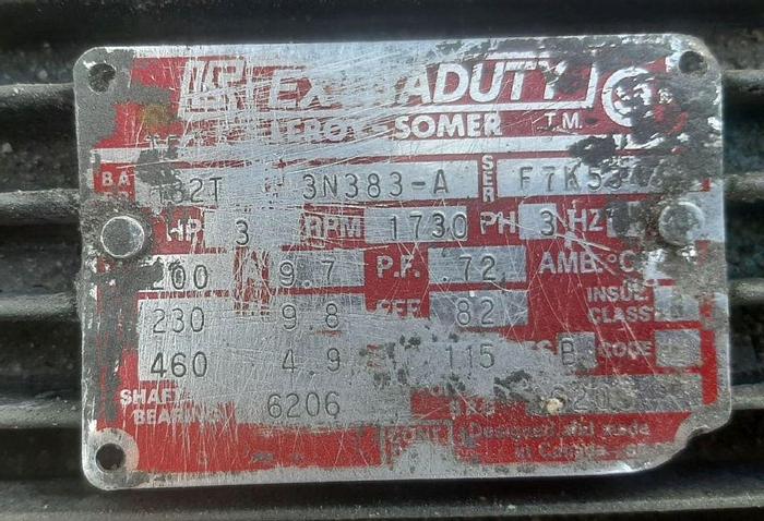 Used Conveyor, Pneumatic, Vac-U-Max, Mdl VPU-S-3T, 67 CFM #S744520