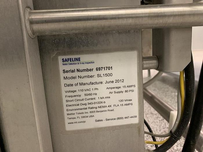 Used 2012 Mettler Toledo SL1500