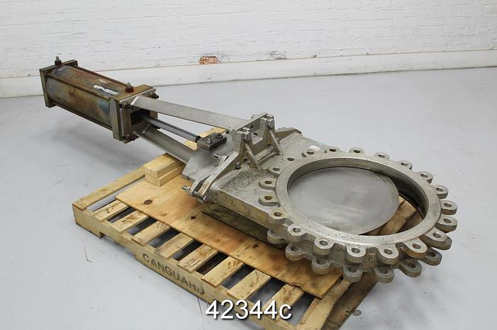 Used Fabri 20" Air Operated Knife Gate Valve #42344