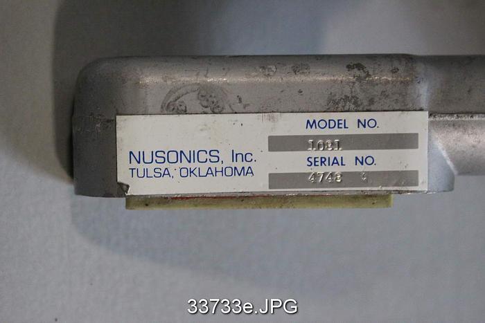 Used Nusonics Model 1081 Doppler Flowmeter #33733
