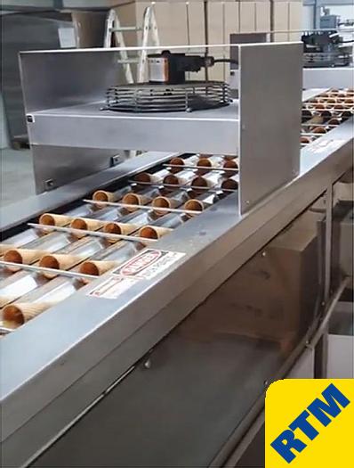 Used Rolled Wafer Cone Oven