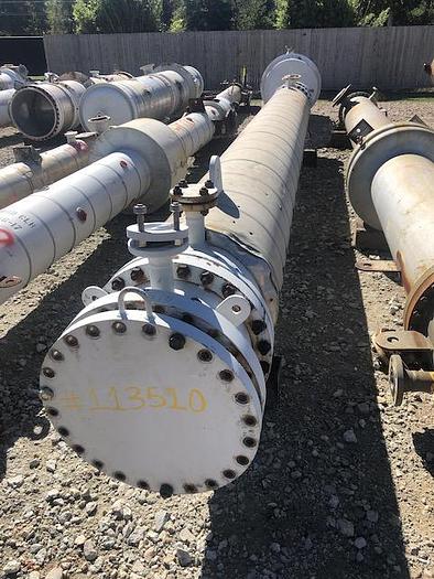 Used Used Melter approximately 857 square foot 316L stainless steel Shell and Tube Heat Exchanger