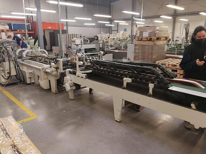 Used Vega 80 folder gluer 4 gluing points ERO