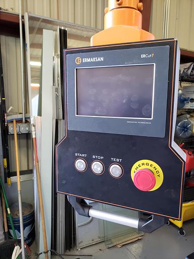 Used (NEW) 1/4" x 10' Ermak HGD Hydraulic Swing Beam Shear