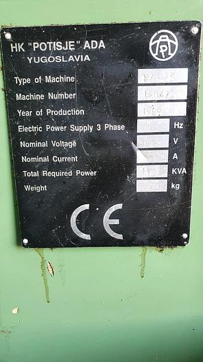 Used HK Postije Ada Lathe Machine